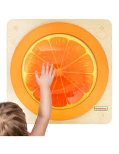 MASTERKIDZ sensorinė edukacinė lenta oranžinė