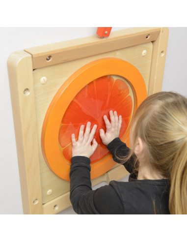 MASTERKIDZ sensorinė edukacinė lenta oranžinė