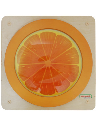 MASTERKIDZ sensorinė edukacinė lenta oranžinė