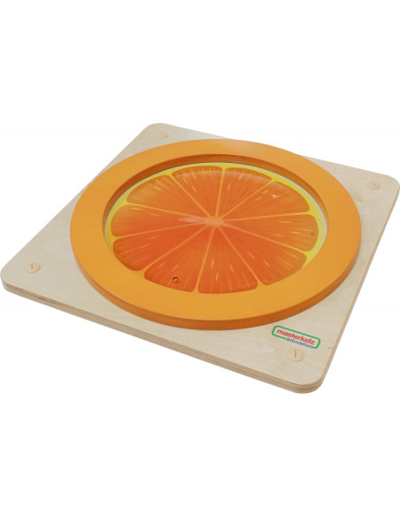 MASTERKIDZ sensorinė edukacinė lenta oranžinė