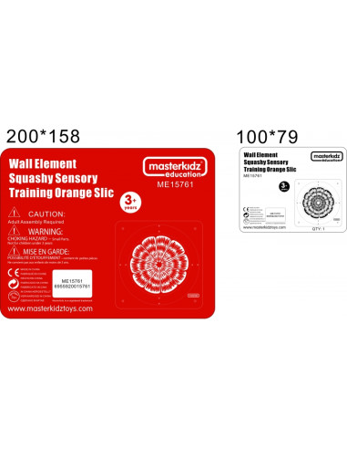 Сенсорная развивающая доска MASTERKIDZ оранжевого цвета