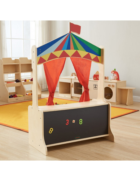 MASTERKIDZ medinis lėlių teatro parduotuvės prekystalis