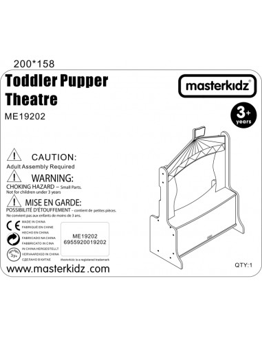 MASTERKIDZ medinis lėlių teatro parduotuvės prekystalis