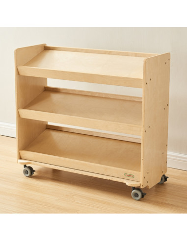 MASTERKIDZ Regał na Kółka - 3 Półki Na Akcesoria Do Tablicy STEM 800H x 800L