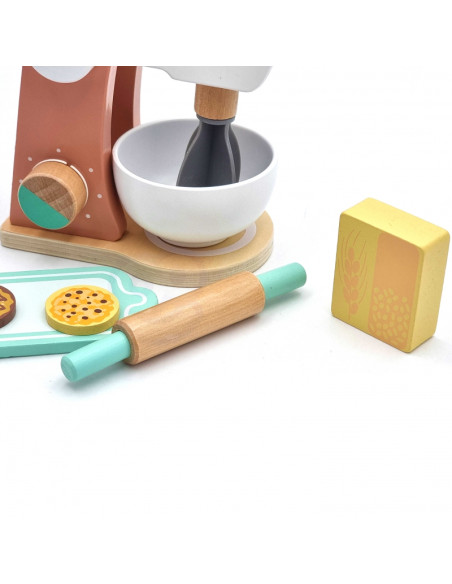 TOOKY TOY Деревянный миксер для детей + аксессуары