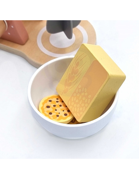 TOOKY TOY Деревянный миксер для детей + аксессуары