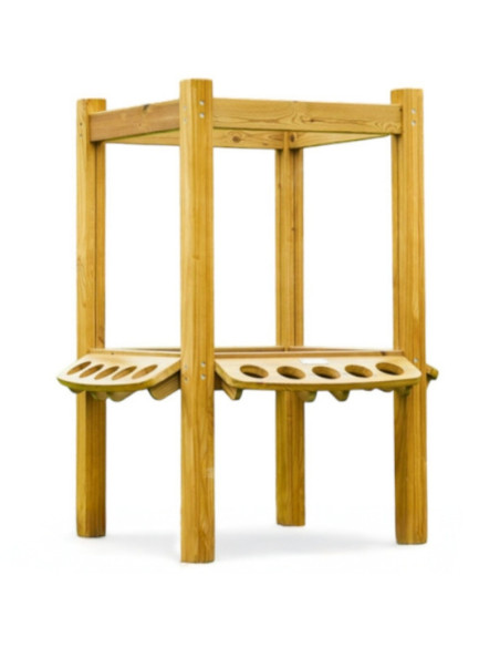 MASTERKIDZ 4-сторонняя прозрачная акриловая доска для рисования