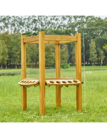 MASTERKIDZ 4 pusių skaidri akrilinė dažoma lenta