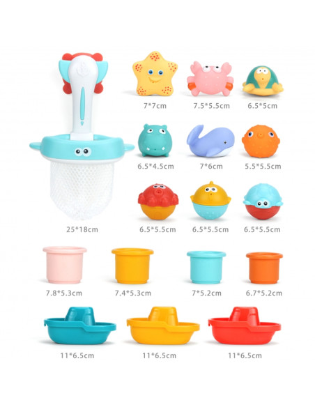 WOOPIE BABY Набор для купания с песком 17 предметов.