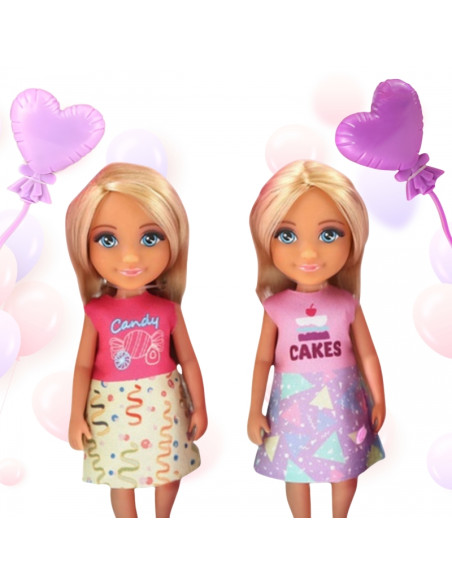 WOOPIE ROYAL Zestaw Urodzinowy Dwóch Laleczek - Candy i Cakes