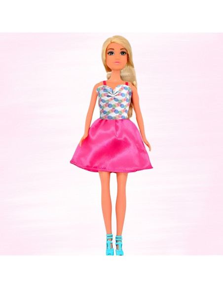 WOOPIE ROYAL Lalka Lily Bobas Krzesełko do Karmienia Zestaw Akcesoria