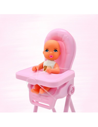 Набор аксессуаров для стульчика для кормления куклы WOOPIE ROYAL Lily Baby