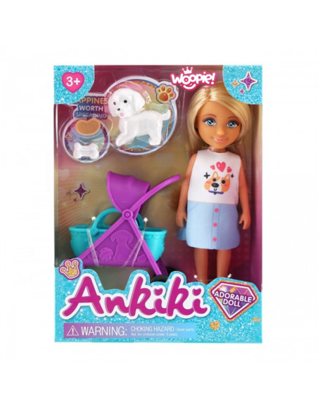 WOOPIE ROYAL Laleczka z Wózkiem i Pieskiem