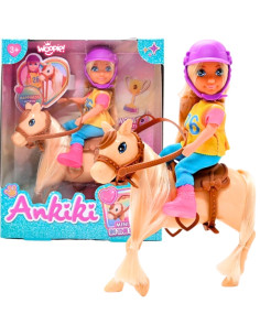 WOOPIE ROYAL Zestaw Laleczka Jeździec z Koniem