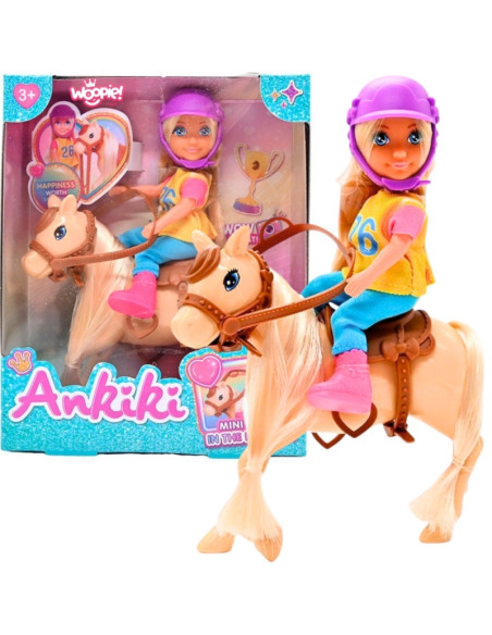 WOOPIE ROYAL Ankiki raitelio ir žirgo lėlių rinkinys