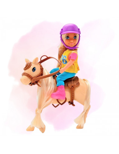 WOOPIE ROYAL Ankiki raitelio ir žirgo lėlių rinkinys