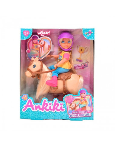 WOOPIE ROYAL Ankiki raitelio ir žirgo lėlių rinkinys