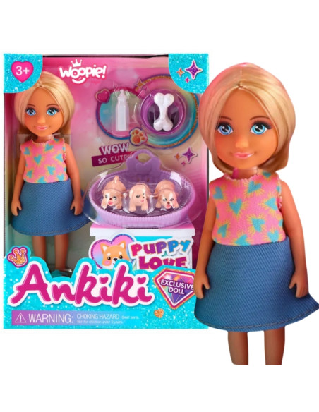 WOOPIE ROYAL Zestaw Laleczka z Uroczymi Szczeniaczkami i Akcesoriami