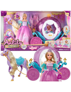 WOOPIE ROYAL Anlily PRINCESS CARRIAGE princesė ir stebuklinga didelė karieta