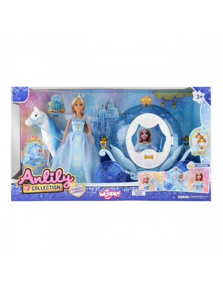 WOOPIE ROYAL Anlily PRINCESS CARRIAGE ledo princesė su karieta