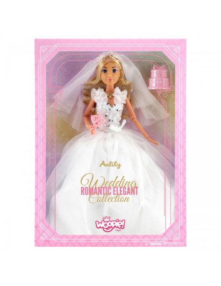 WOOPIE ROYAL Lalka Lily 30 cm Panna Młoda Suknia Ślubna Akcesoria