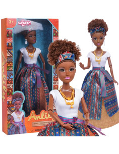 WOOPIE ROYAL Lalki Kobiety Świata Lili Mulatka w Eleganckiej Sukni