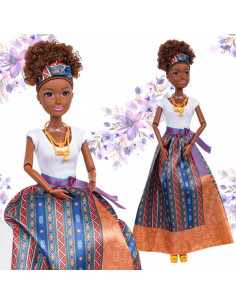 WOOPIE ROYAL lėlės Pasaulio moterys Lili mulatė elegantiška suknele 2