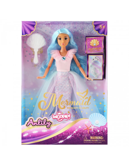 WOOPIE ROYAL Anlily lėlė - undinėlė su aksesuarais "Jūros nuotykiai"