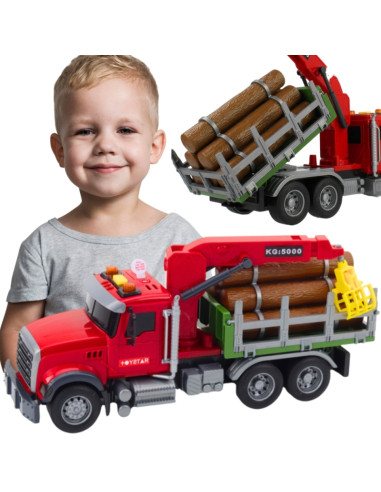 WOOPIE miškovežis su kranu, garsu, šviesomis 1:14