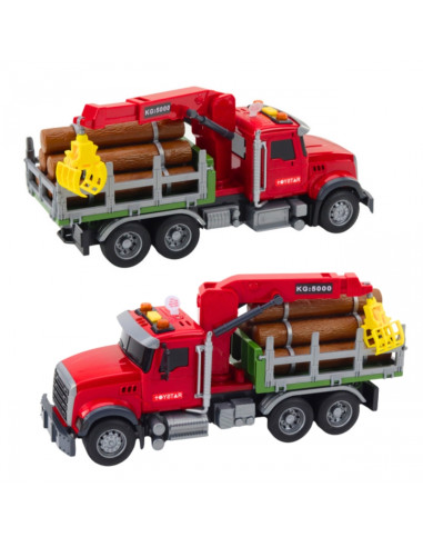 WOOPIE miškovežis su kranu, garsu, šviesomis 1:14