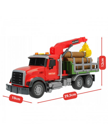 WOOPIE miškovežis su kranu, garsu, šviesomis 1:14