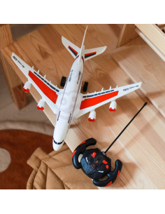 Woopie Interaktyvus žaislinis lėktuvas valdomas pultu 2