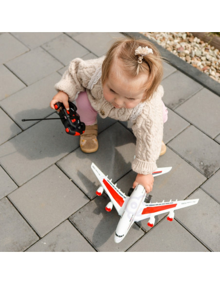 Woopie Interaktyvus žaislinis lėktuvas valdomas pultu
