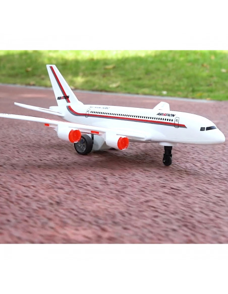 Woopie Interaktyvus žaislinis lėktuvas valdomas pultu