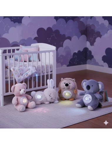 WOOPIE BABY Przytulanka Koala z Projektorem Uspokajacz Kołysanki Czujnik Płaczu