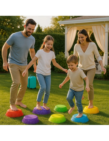 WOOPIE Balance Stones Glowing Sensory Balance Training 6 pcs