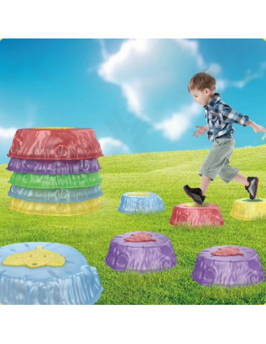 WOOPIE Balance Stones Glowing Sensory Balance Training 6 pcs