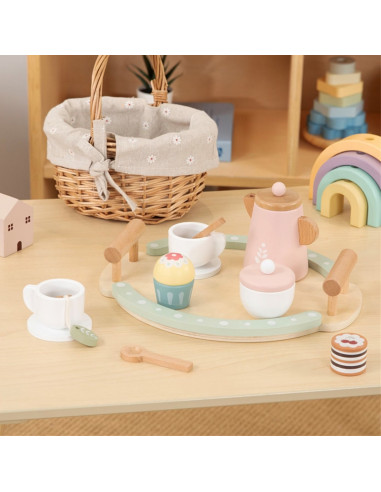 WOOPIE GREEN medinis arbatos ir kavos rinkinys, 12 vnt., FSC