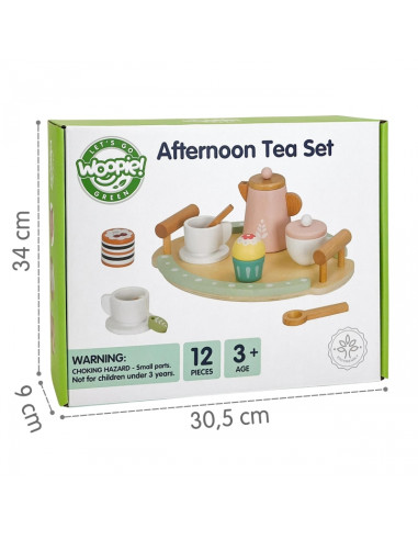 WOOPIE GREEN medinis arbatos ir kavos rinkinys, 12 vnt., FSC