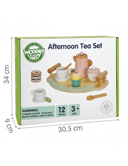 WOOPIE GREEN medinis arbatos ir kavos rinkinys, 12 vnt., FSC