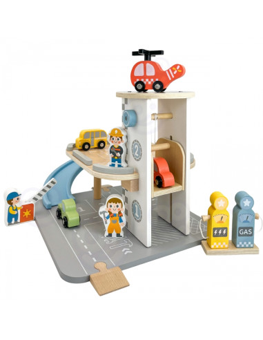 WOOPIE GREEN medinis garažas su priedais