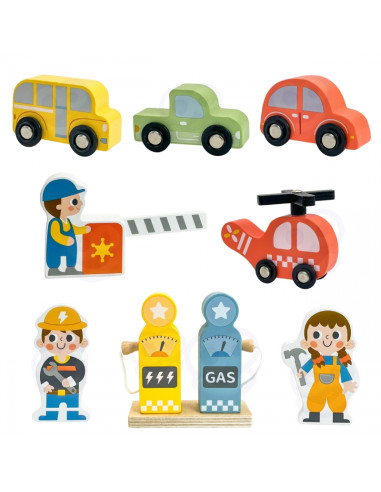 WOOPIE GREEN medinis garažas su priedais