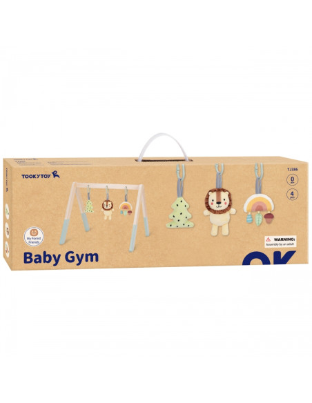 TOOKY TOY kūdikiams skirtas lavinamasis gimnastikos stovas su 3 pakabomis