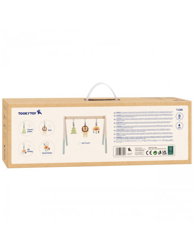 TOOKY TOY Baby Gym Развивающая гимнастическая стойка с 3 вешалками