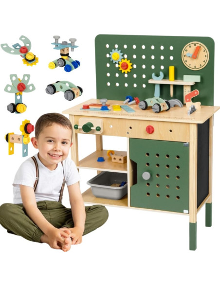 Набор инструментов для мастерской WOOPIE GREEN Wooden STEM