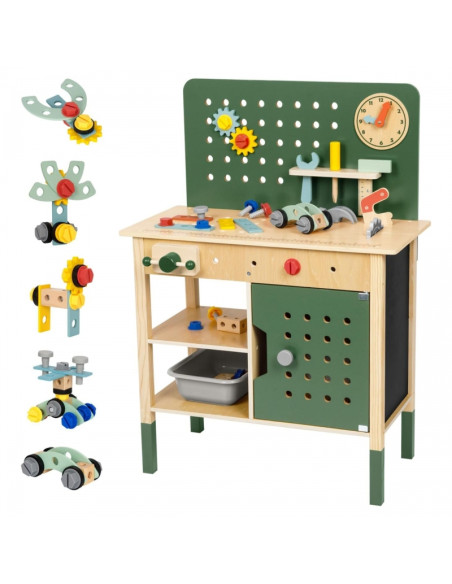 Набор инструментов для мастерской WOOPIE GREEN Wooden STEM