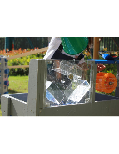 CLASSIC WORLD EDU vandens stalas 2 viename eksperimentinis rinkinys smėliui ir vandeniui