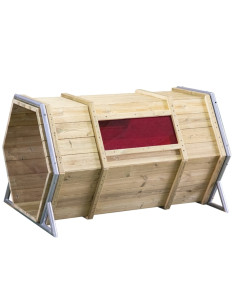 CLASSIC WORLD EDU medinis žaidimų aikštelės pagrindas XXL šliaužimo tunelis