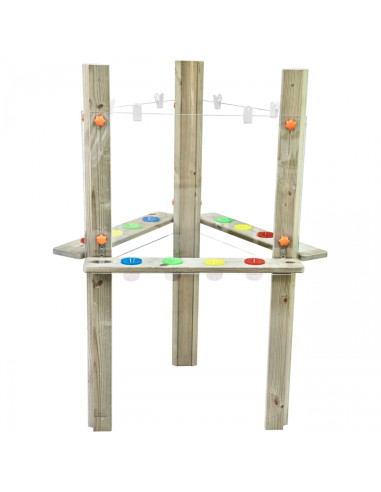 CLASSIC WORLD EDU Transparent Acrylic Board Easel XXL Art Center 3 in 1