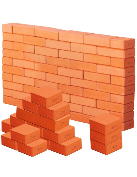 CLASSIC WORLD EDU Mega Blocks, 90 шт., мягкий конструктор для строительства